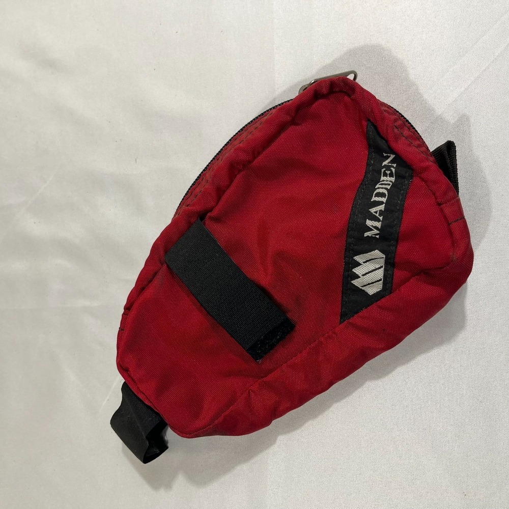 Madden Red Cordura Tech Pouch‎ Gorpcore Y2K Utility Sling Bag Case 7x5 Bike Bag
